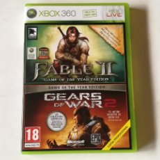 Videojuegos y Consolas: FABLE II GOTY + GEARS OF WAR 2 GOTY XBOX 360 PAL ESPAÑA. Lote 354352423
