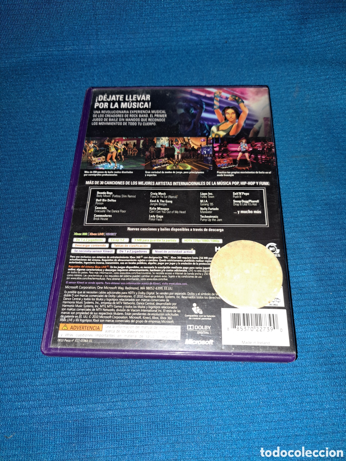 Videojuegos y consolas: XBOX 360 DANCE CENTRAL, KINECT, CASTELLANO - Foto 2