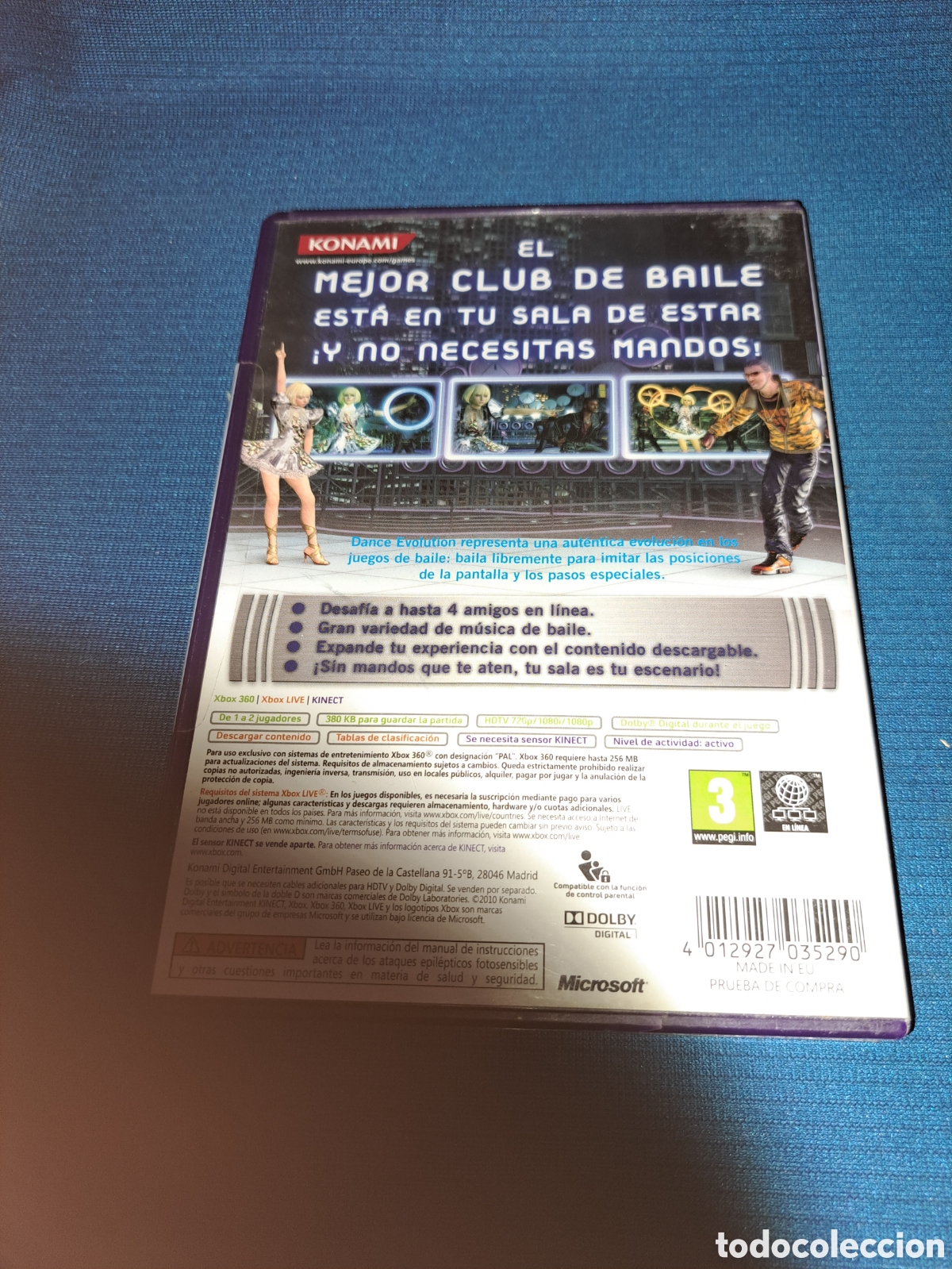 Videojuegos y consolas: XBOX 360 DANCE EVOLUTI&Oacute;N KINECT CASTELLANO - Foto 2