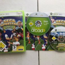 Videojuegos y Consolas: SEGA SUPERSTARS TENNIS + LIVE ARCADE GAMES - XBOX 360 X360 KREATEN. Lote 366603101