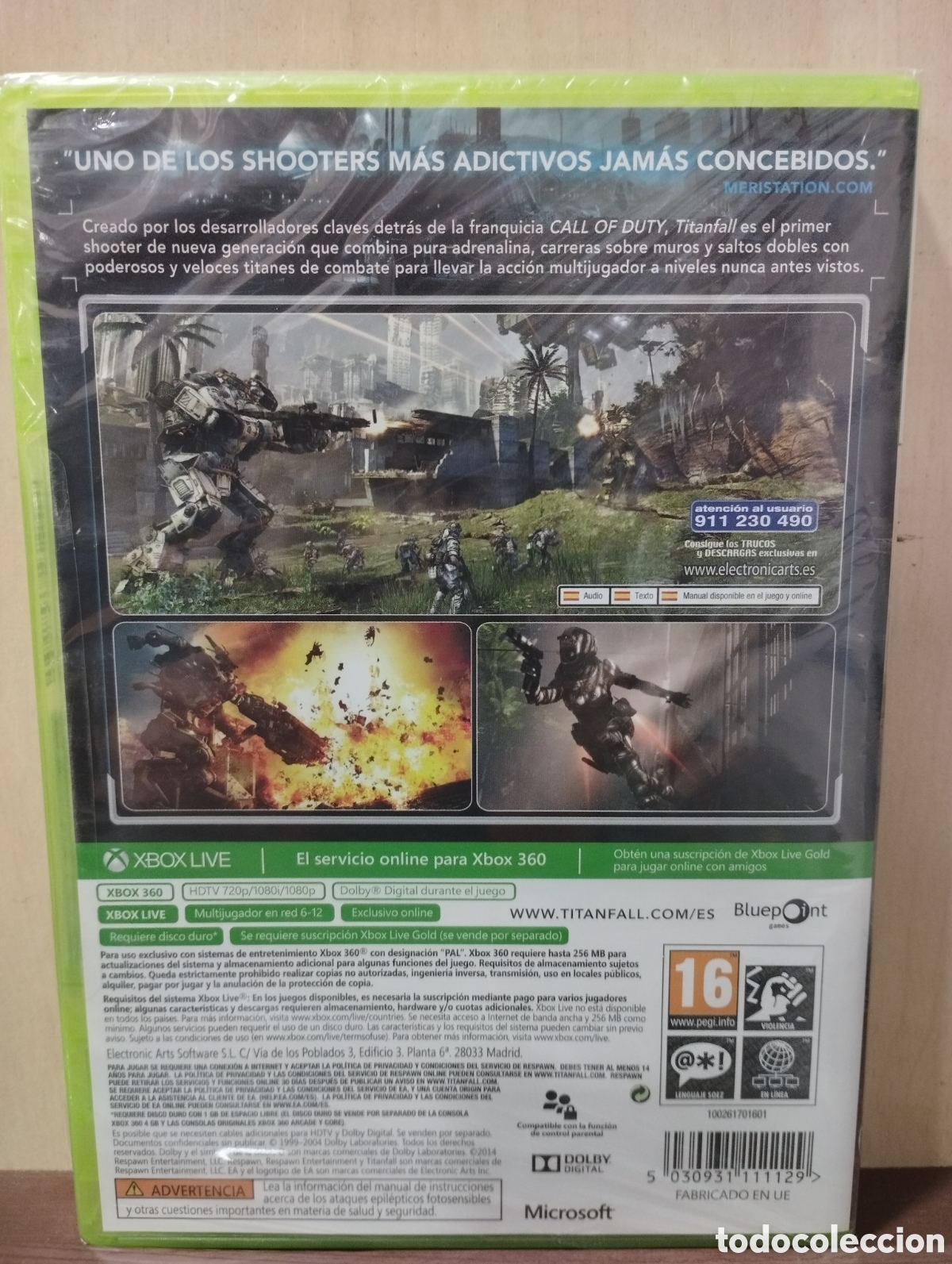 Videojuegos y consolas: Titanfall - X360 (Nuevo - Precintado) - Foto 2