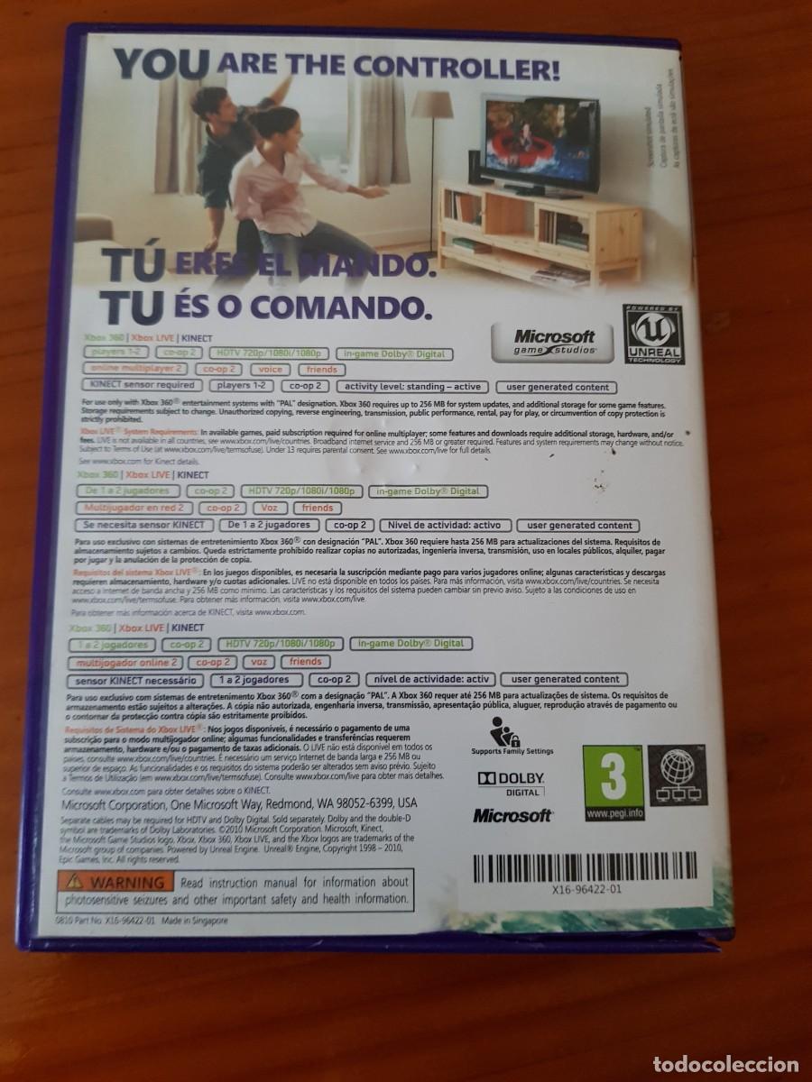 Videojuegos y consolas: Juego xbox 360 Kinect Adventures - Foto 2