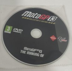 Videojuegos y Consolas: XBOX 360 DVD EXTRA MOTO GP 13 THE MAKING OF , COLLECTORS EDITION , EXTRA DE EDICION COLECCIONISTA