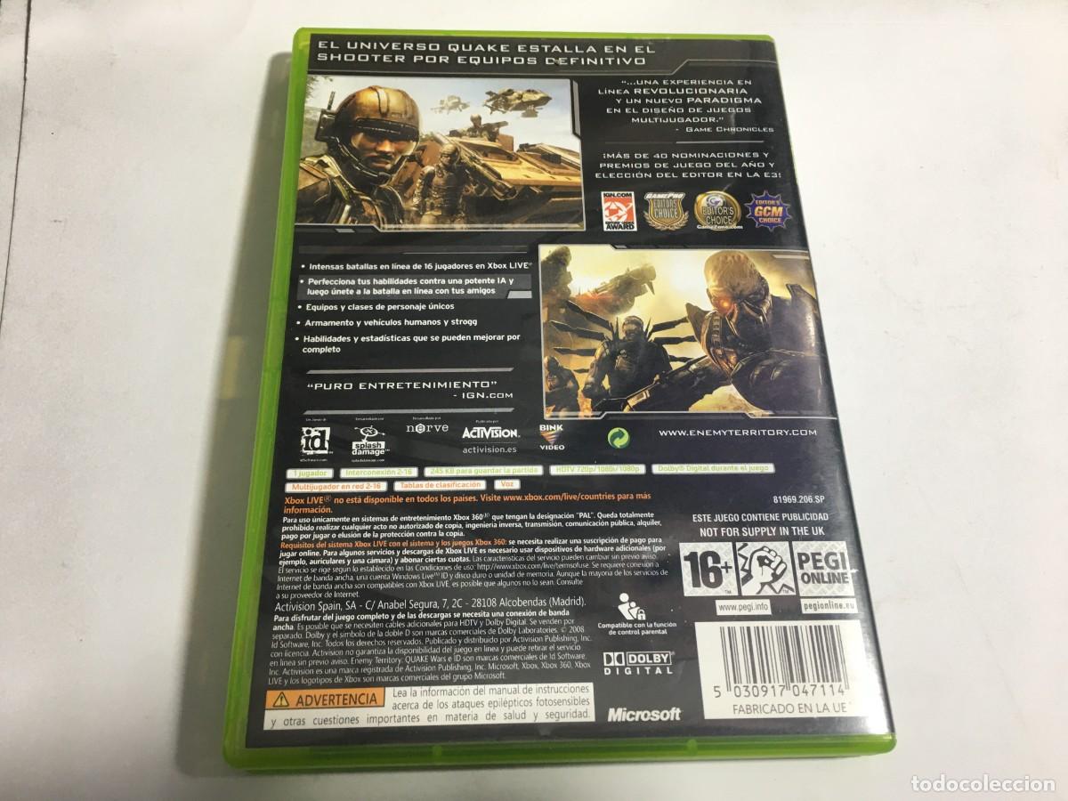 Videojuegos y consolas: QUAKE WARS ENEMY TERRITORY JUEGO XBOX 360 - Foto 3