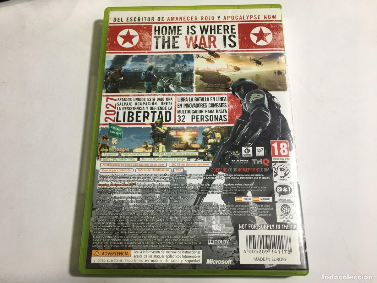 Videojuegos y consolas: HOMEFRONT JUEGO XBOX 360 - Foto 3