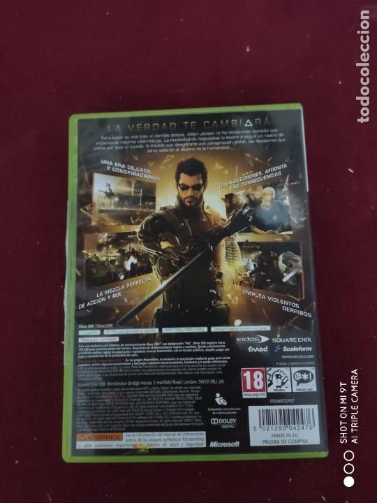 Videojuegos y consolas: DEUS EX HUMAN REVOLUTION PARA XBOX 360 - Foto 2