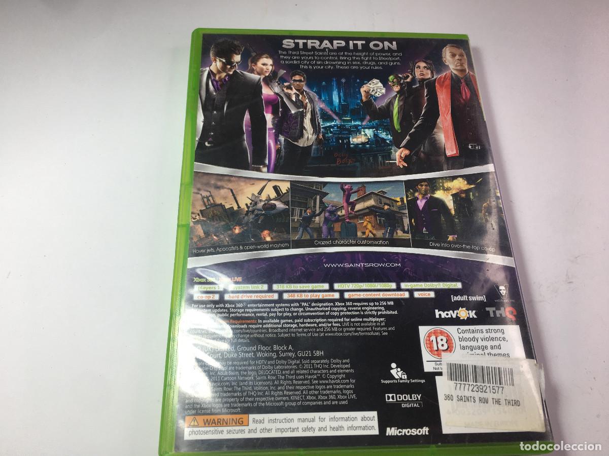 Videojuegos y consolas: SAINTS ROW THE THIRD - XBOX 360 - Foto 3