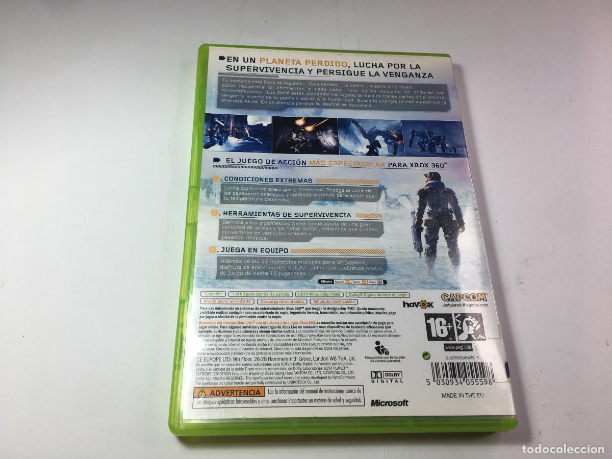 Videojuegos y consolas: LOST PLANET EXTREME CONDITION - XBOX 360 - Foto 3