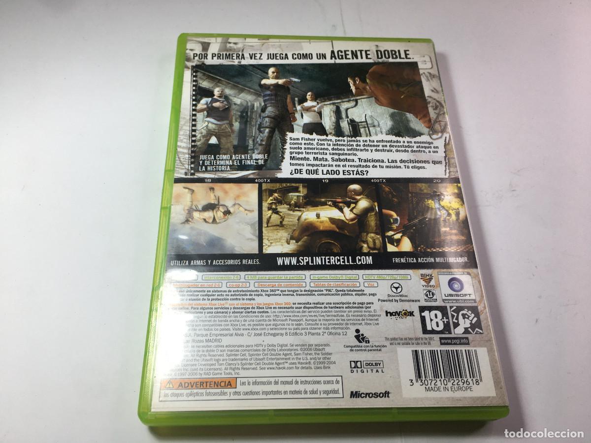 Videojuegos y consolas: TOM CLANCYS SPLINTER CELL DOUBLE AGENT - XBOX 360 - Foto 3