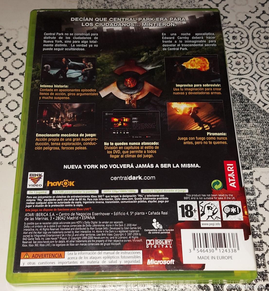 Jeu Alone In The Dark Pour Xbox 360 - Version PAL FR Complète (boîte, Manuel), Bon état
