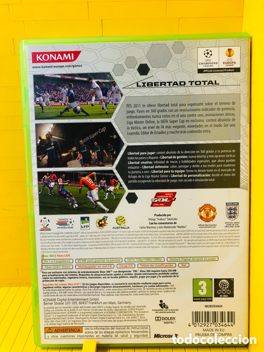 Videojuegos y consolas: JUEGO XBOX 360 ● PES 2011 - Foto 2