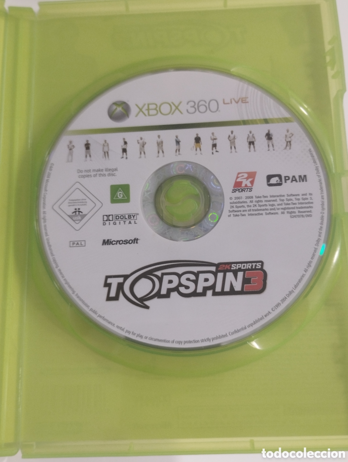 Videojuegos y consolas: Topspin3. Xbox 360. - Foto 3