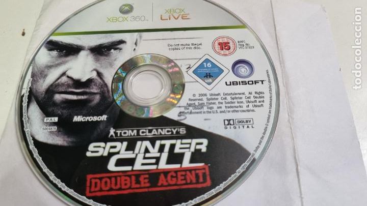 Videojuegos y consolas: Juego original Tom Clancys Splinter Cell Double Agent XBOX (SOLO CD) - Foto 2