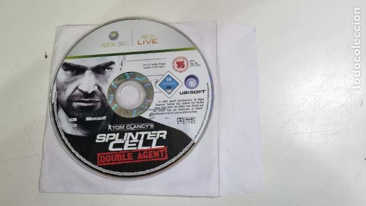 Videojuegos y consolas: Juego original Tom Clancys Splinter Cell Double Agent XBOX (SOLO CD) - Foto 1