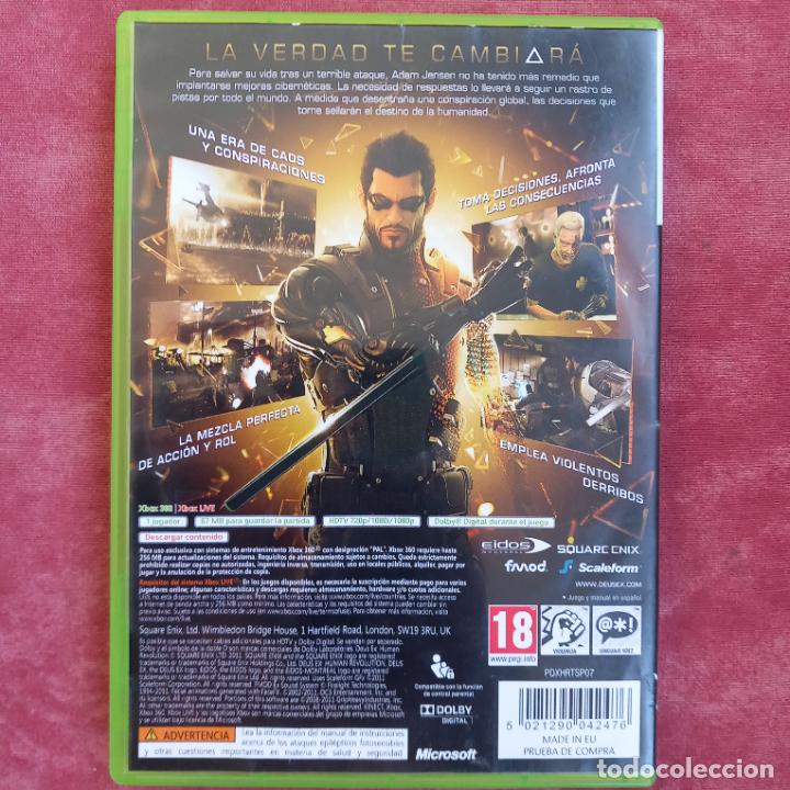 Videojuegos y consolas: DEUS EX HUMAN REVOLUTION PARA XBOX 360 - Foto 2