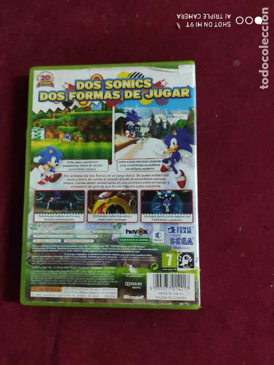 Videojuegos y consolas: sonic generations para xbox 360 con manual - Foto 2