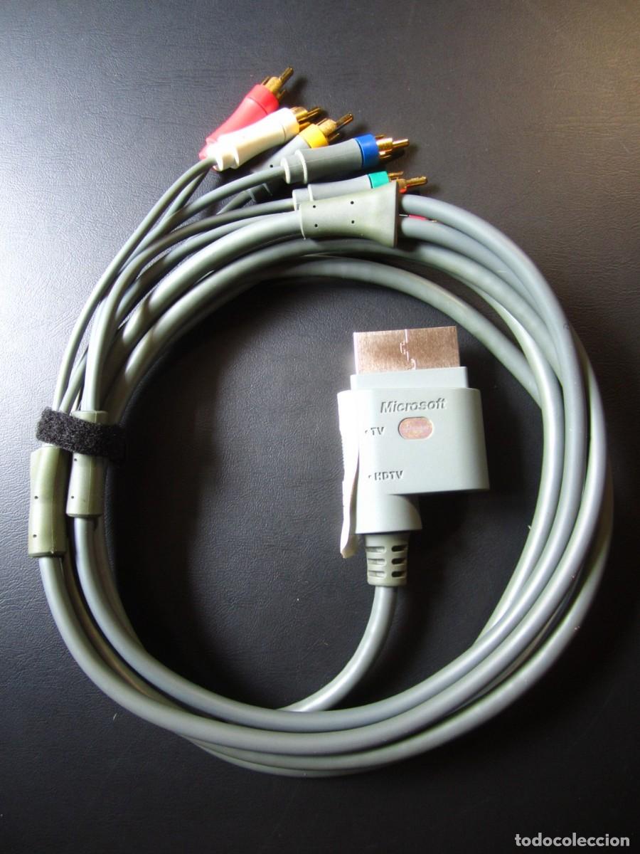 Videojuegos y consolas: Cable de Componentes HD AV Microsoft Xbox 360 Original - Foto 1