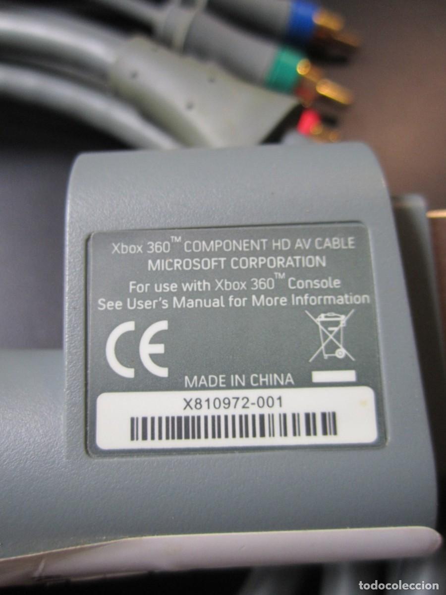 Videojuegos y consolas: Cable de Componentes HD AV Microsoft Xbox 360 Original - Foto 6