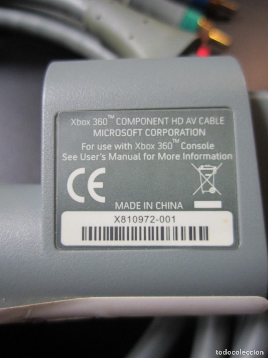 Videojuegos y consolas: Cable de Componentes HD AV Microsoft Xbox 360 Original - Foto 7