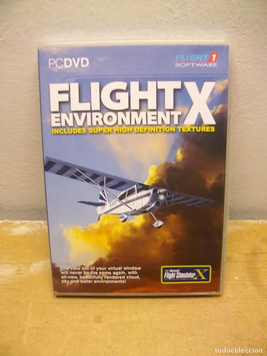 Videojuegos y consolas: Flight Environment X PC DVD Add on Microsoft Flight Simulator X - Foto 1