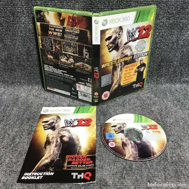 Videojuegos y consolas: WWE 12 MICROSOFT XBOX 360 - Foto 1