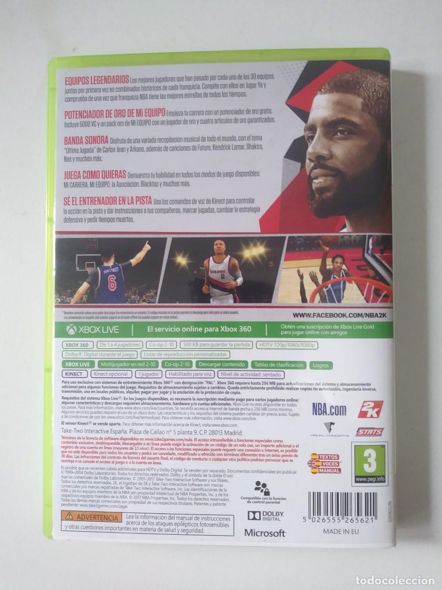 Videojuegos y consolas: XBOX 360 NBA 2K18 - Foto 2
