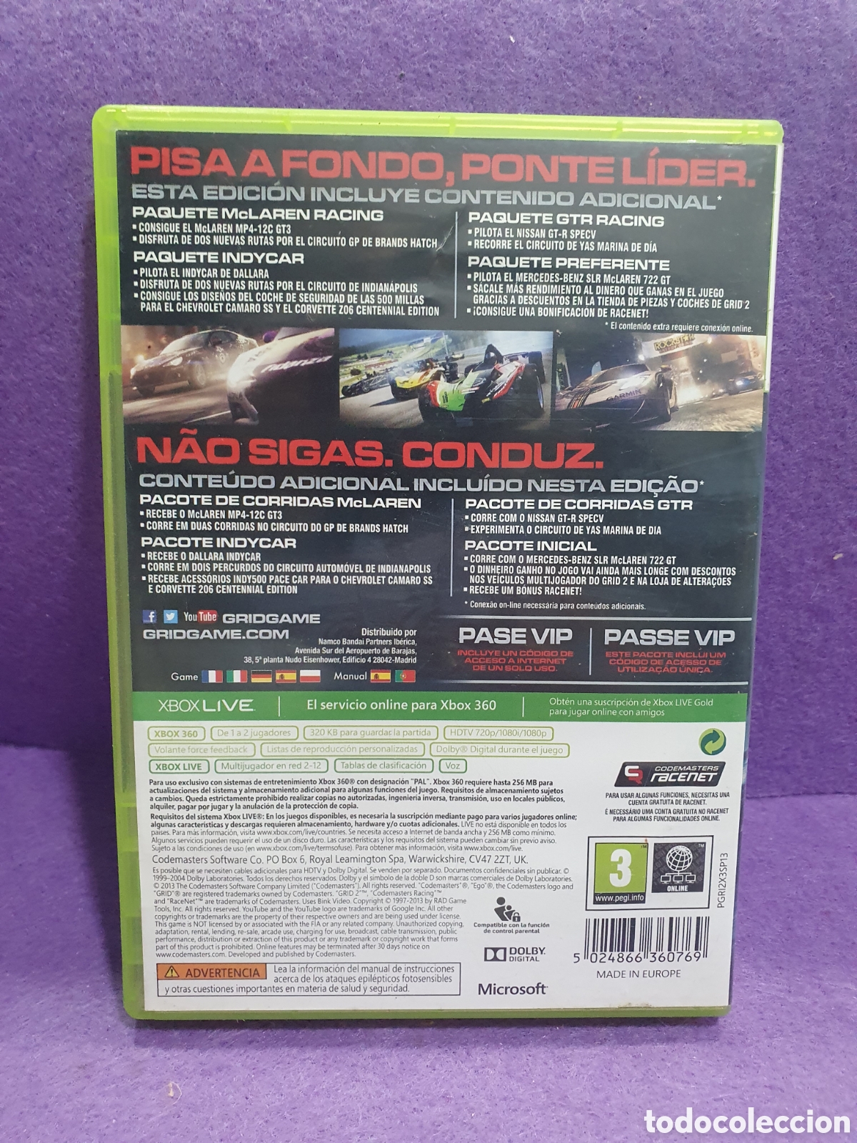 Videojuegos y consolas: GRID 2. XBOX 360. (L42) - Foto 2