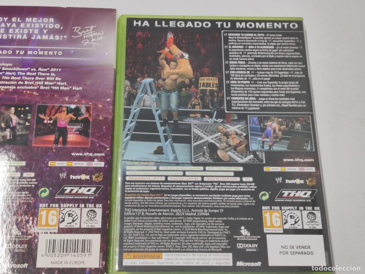 Videojuegos y consolas: SMACK DOWN VS RAW 2011 THE HIT MAN EDITION - Foto 4