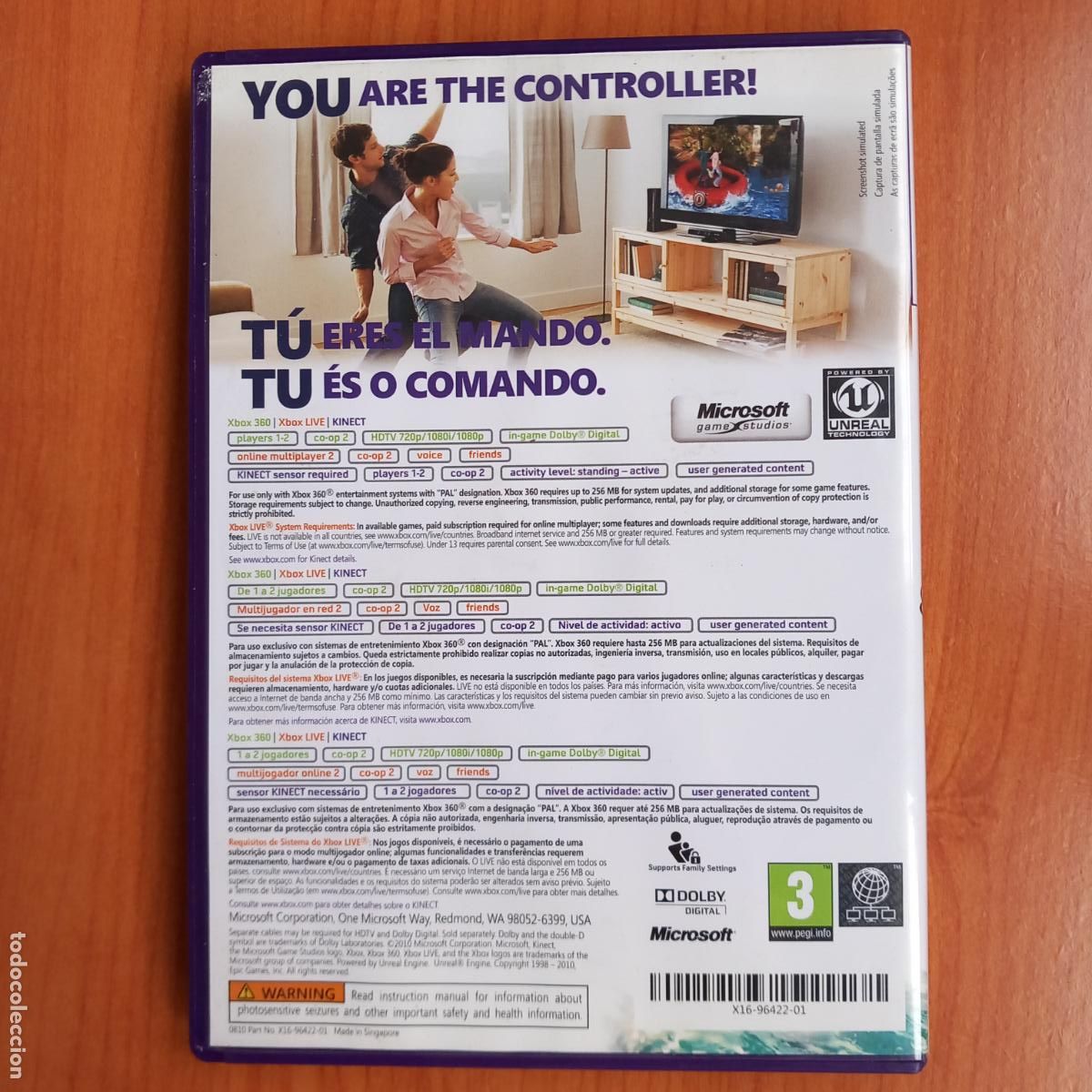 Videojuegos y consolas: Juego XBOX 360 KINECT ADVENTURES! - Foto 2