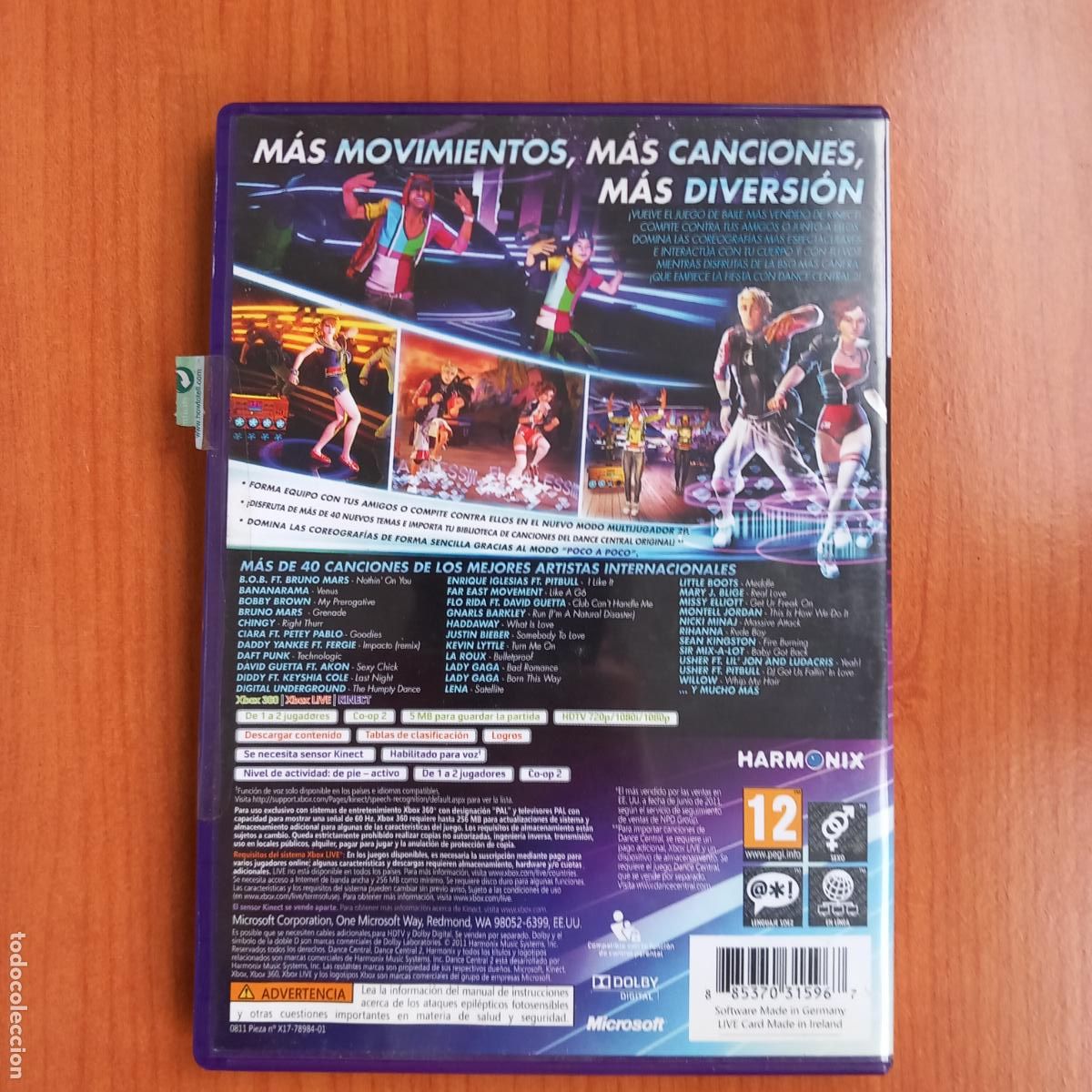 Videojuegos y consolas: *XBOX 360 KINECT DANCE CENTRAL 2 - Foto 2