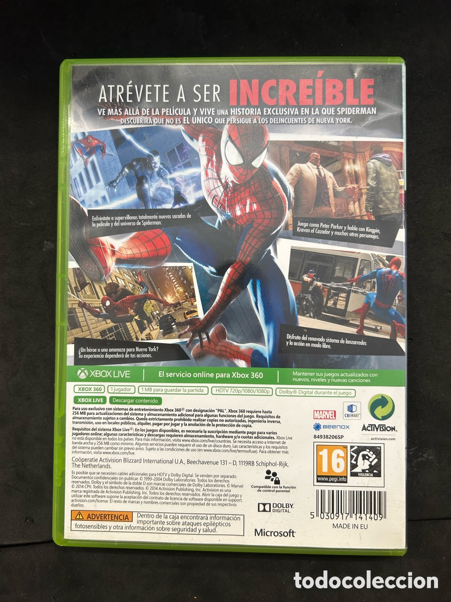 Videojuegos y consolas: Xbox 360 Spider-man 2 - Foto 2