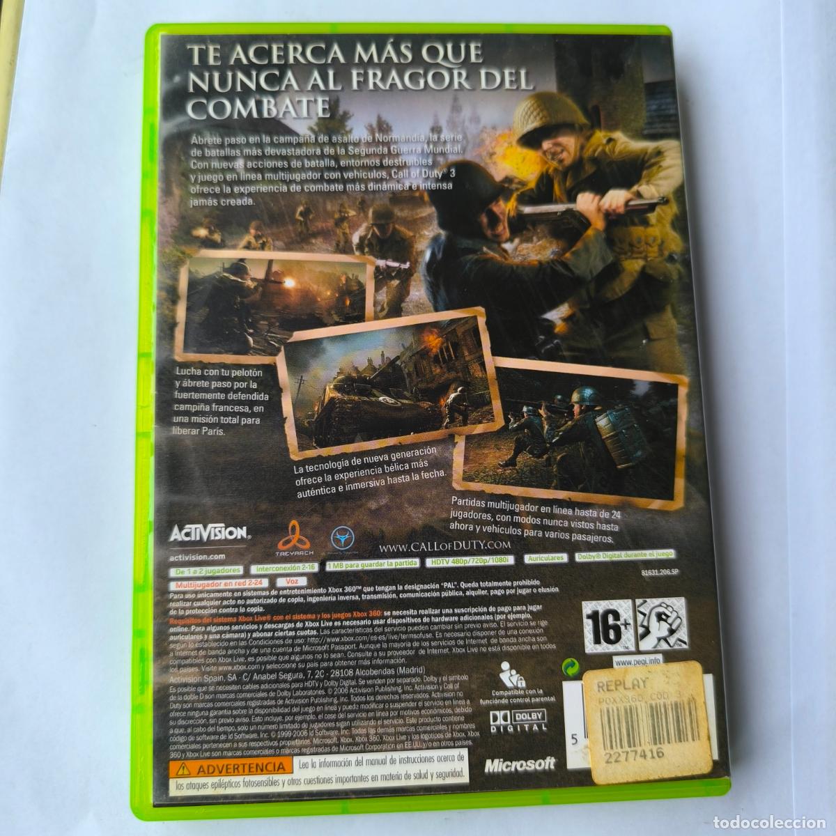 Videojuegos y consolas: Call Duty 3 - XBOX 360 - Foto 3