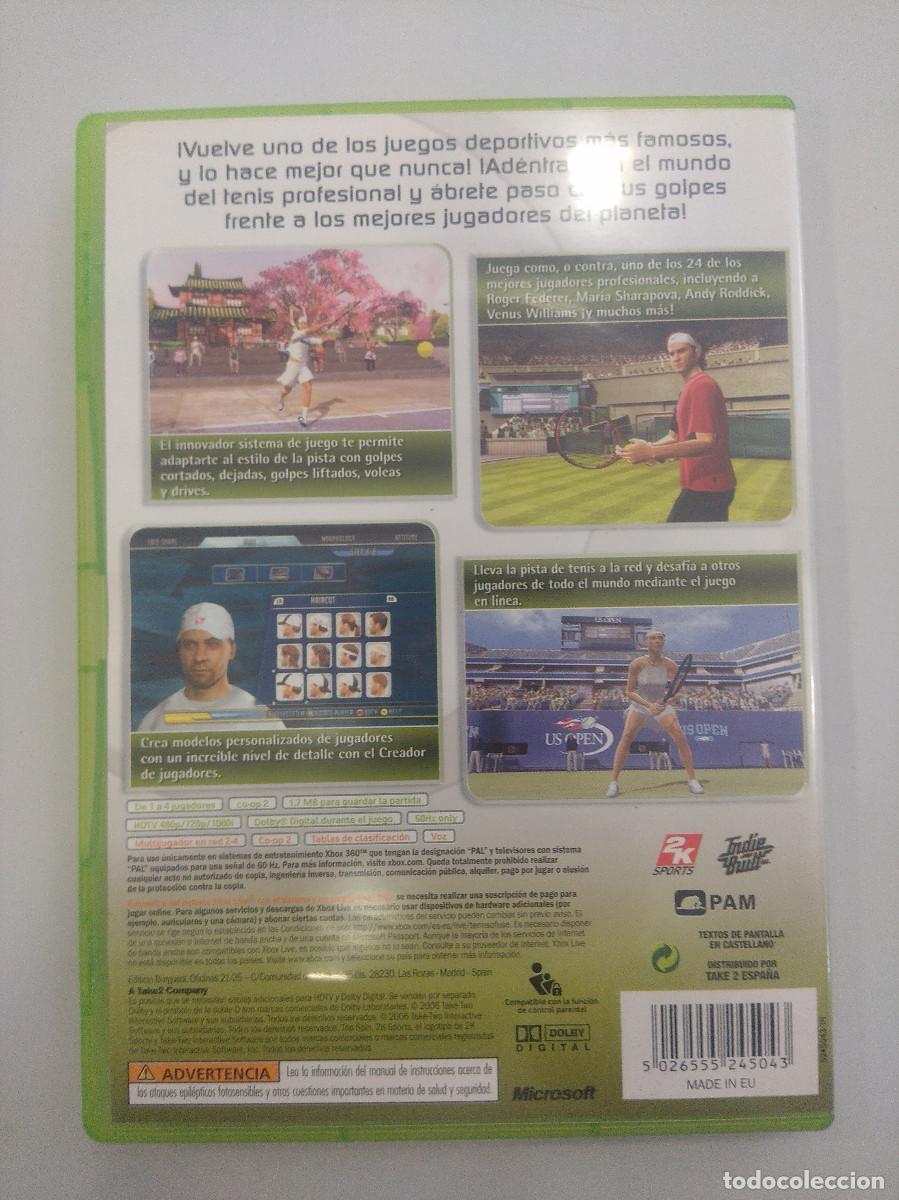 Videojuegos y consolas: XBOX 360/TOP SPIN 2. - Foto 3