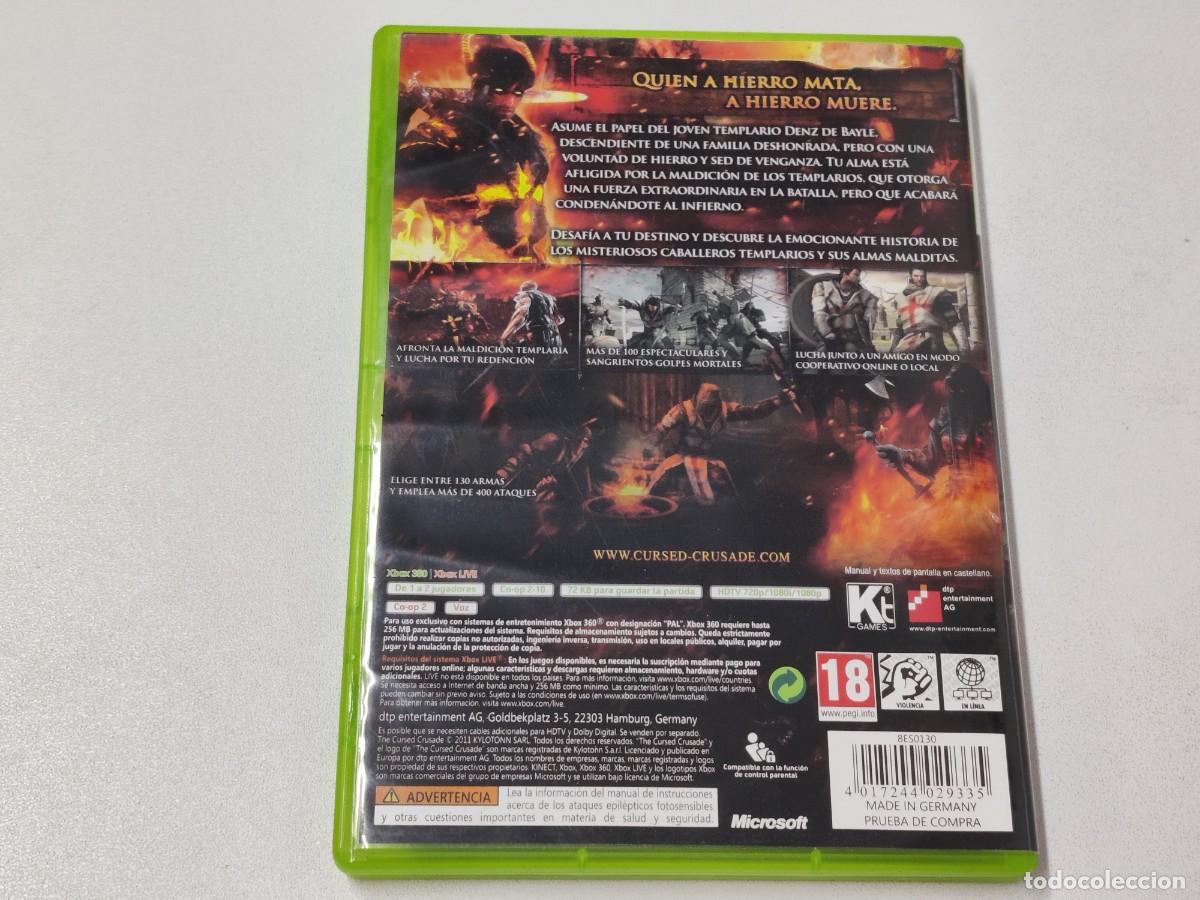 Videojuegos y consolas: THE CURSED CRUSADE . Xbox 360 - Foto 2