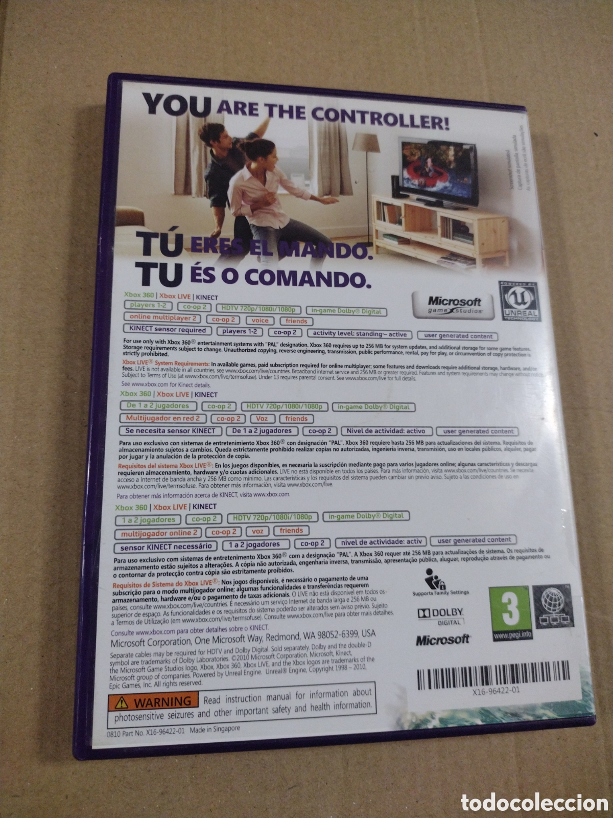 Videojuegos y consolas: KINECT ADVENTURES. X-BOX 360 - Foto 2