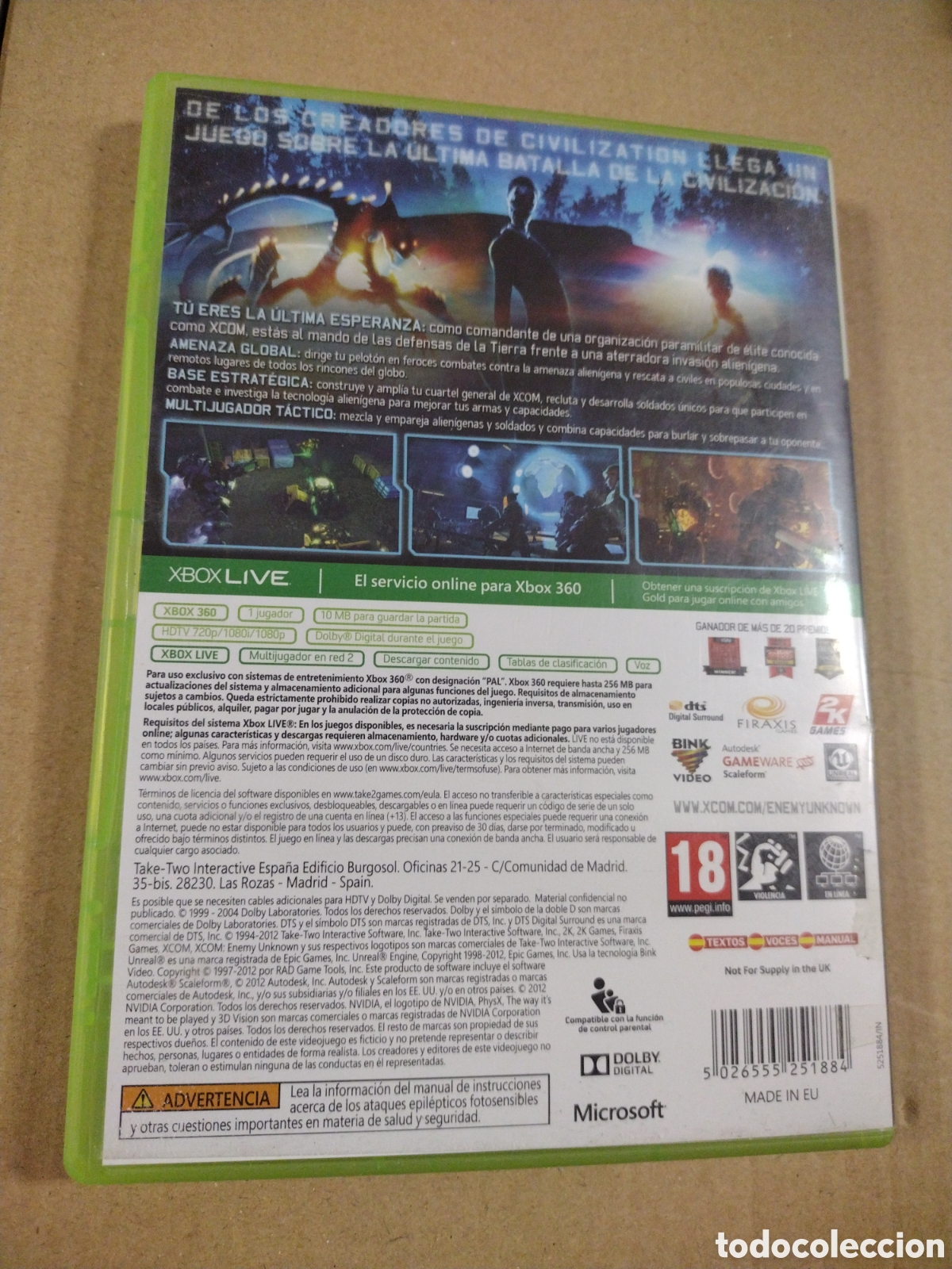 Videojuegos y consolas: Xcom Enemy Unknown. X-BOX 360 - Foto 2