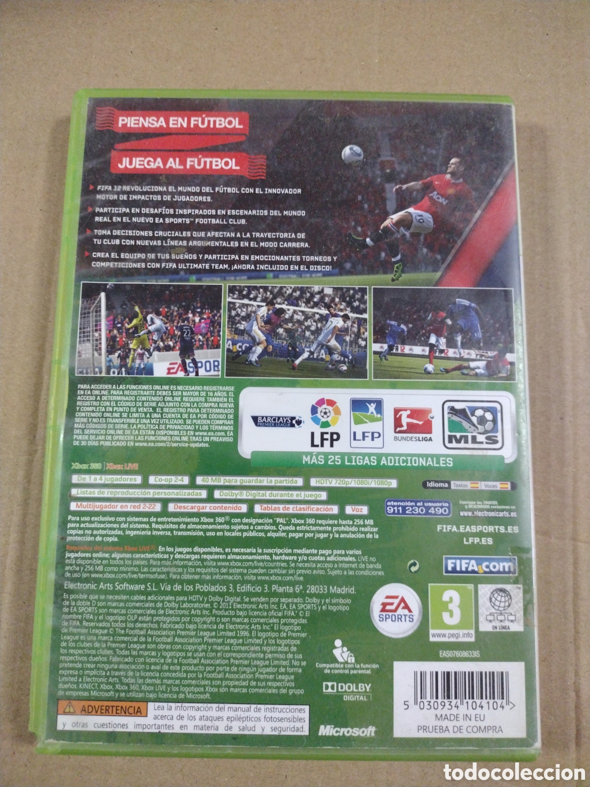 Videojuegos y consolas: FIFA 12. XBOX 360. XBOX360. - Foto 2