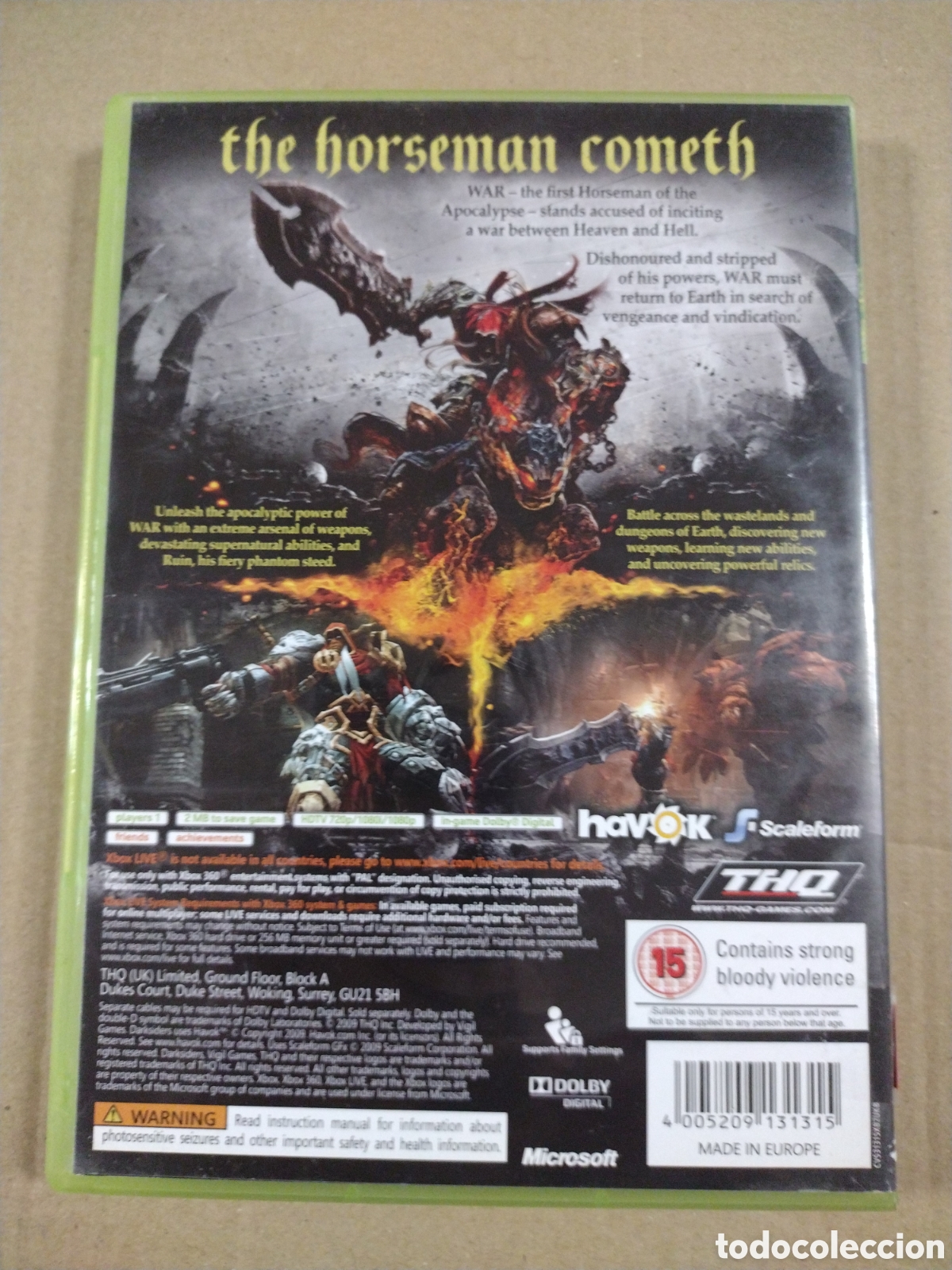 Videojuegos y consolas: DARKSIDERS. X-BOX360 XBOX 360. - Foto 2