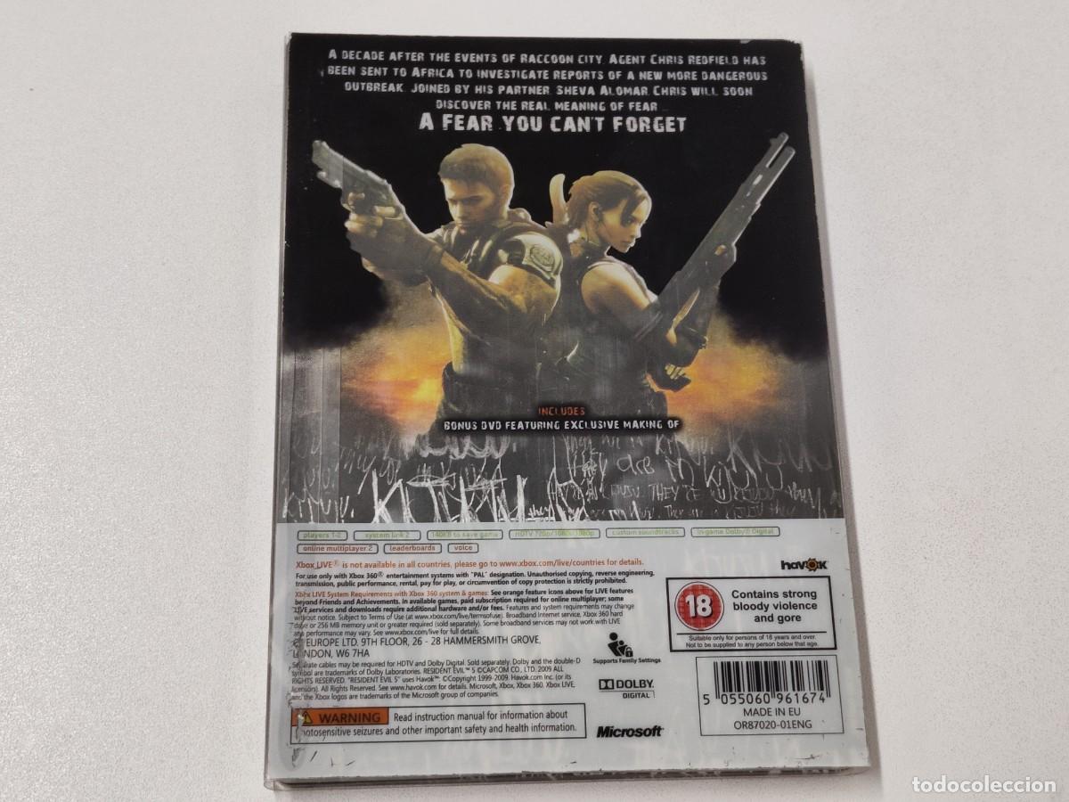 Videojuegos y consolas: RESIDENT EVIL 5 STEELBOOK - Foto 2