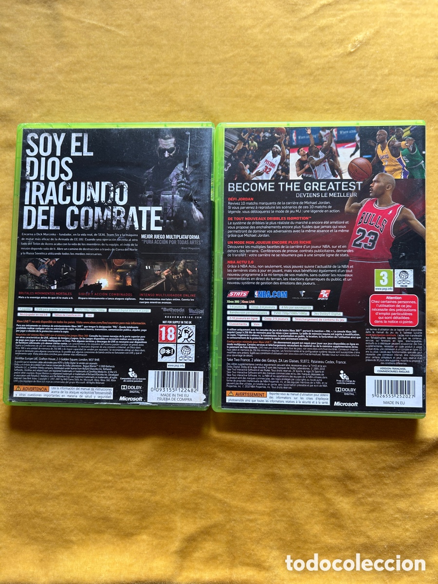 Videojuegos y consolas: Pack Xbox360 Rogue Warrior/NBA2k11 - Foto 2