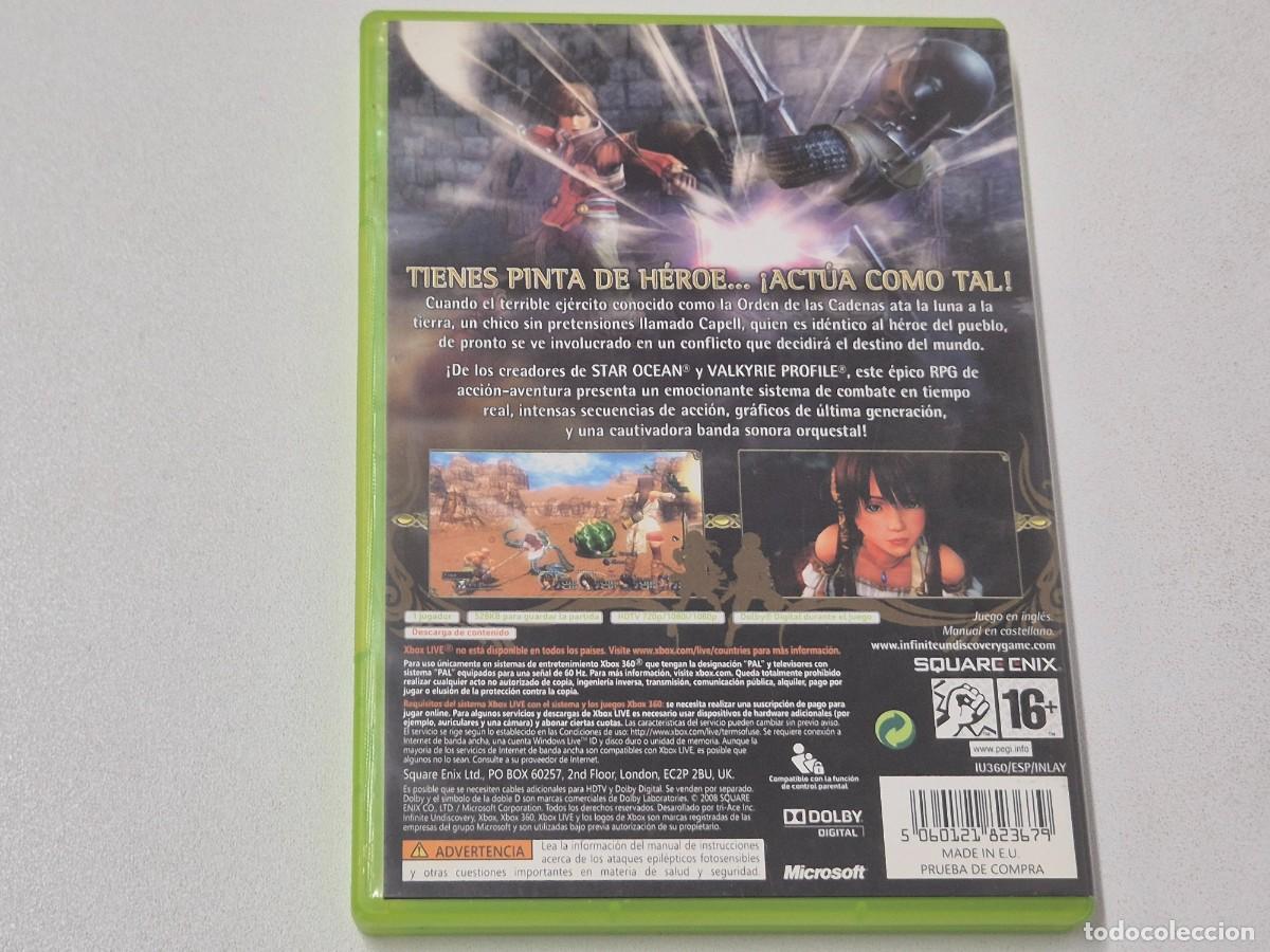 Videojuegos y consolas: INFINITE UNDISCOVERY . XBOX 360 - Foto 2