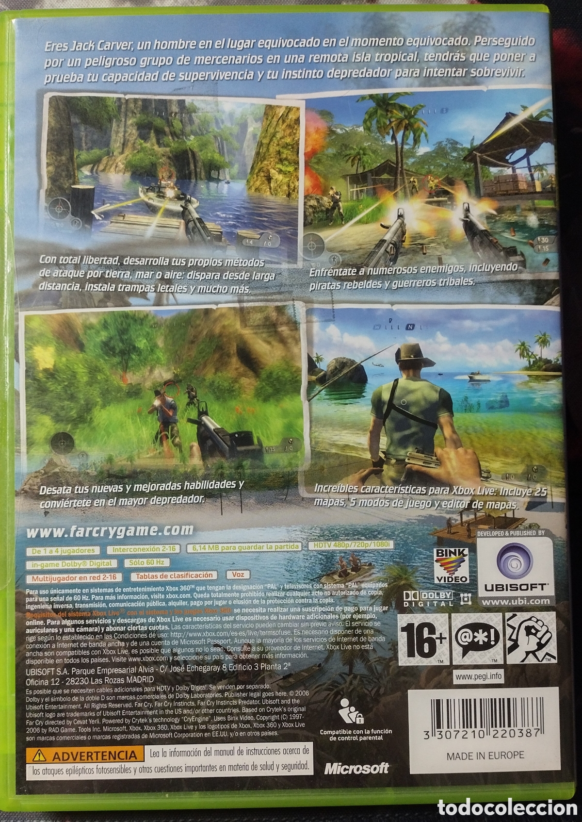 Videojuegos y consolas: Farcry Instincts Predator -XBOX 360- - Foto 3