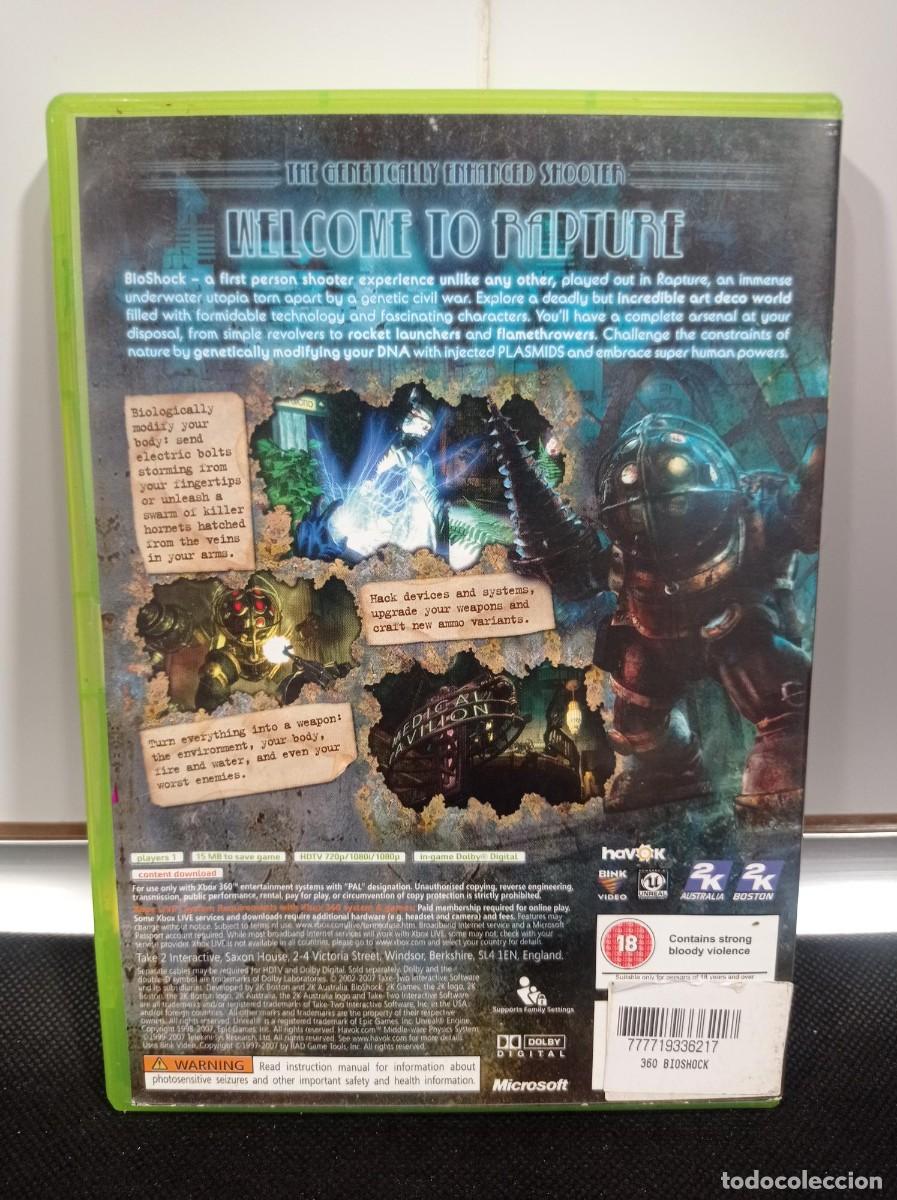 Videojuegos y consolas: JUEGO DISCO XBOX 360: BIOSHOCK - Foto 2