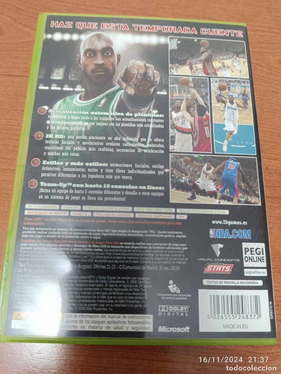 Videojuegos y consolas: NBA 2K9 para Xbox - Versi&oacute;n PAL Espa&ntilde;a - Foto 2
