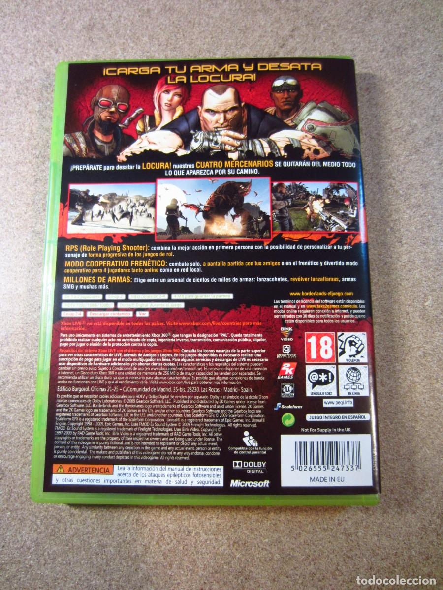 Videojuegos y consolas: Borderlands (Microsoft Xbox 360) - Foto 3