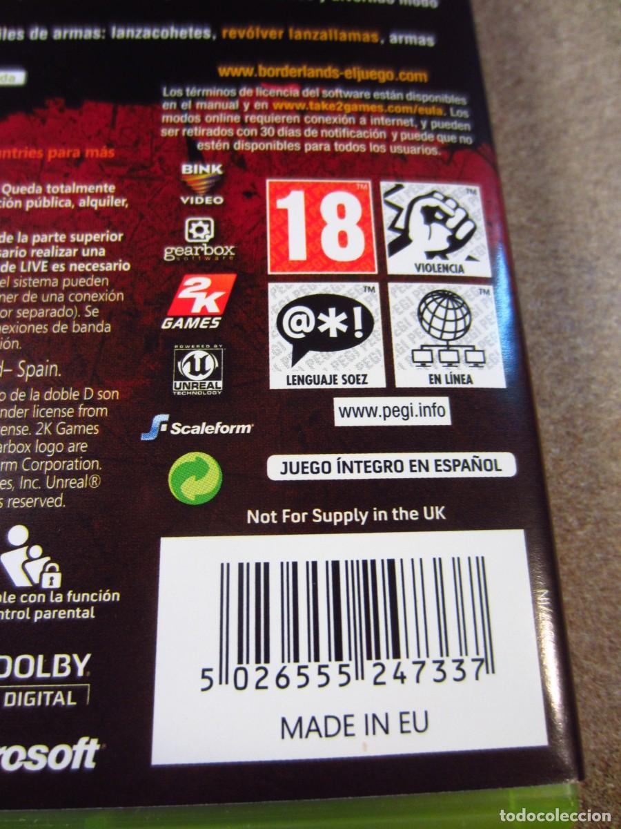 Videojuegos y consolas: Borderlands (Microsoft Xbox 360) - Foto 4