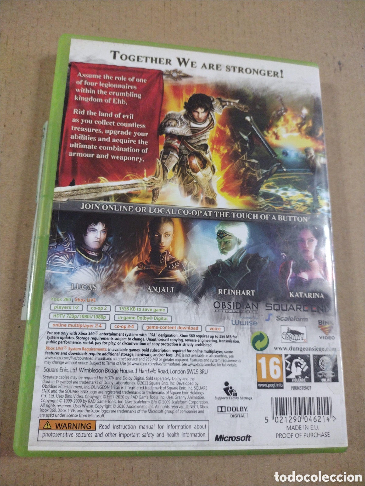 Videojuegos y consolas: DUNGEON SIEGE 3. XBOX 360. - Foto 2