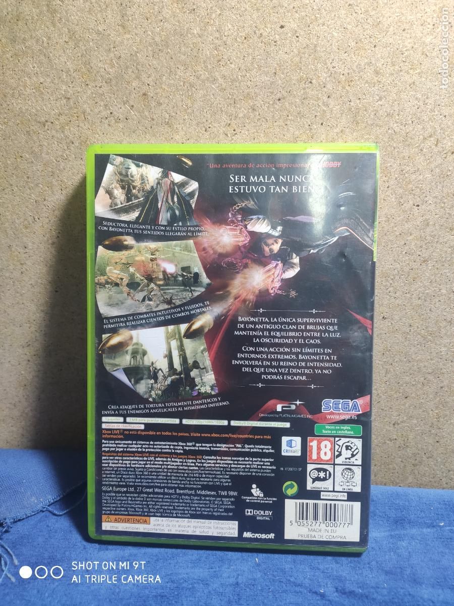 Videojuegos y consolas: bayonetta para xbox 360 con manual - Foto 2