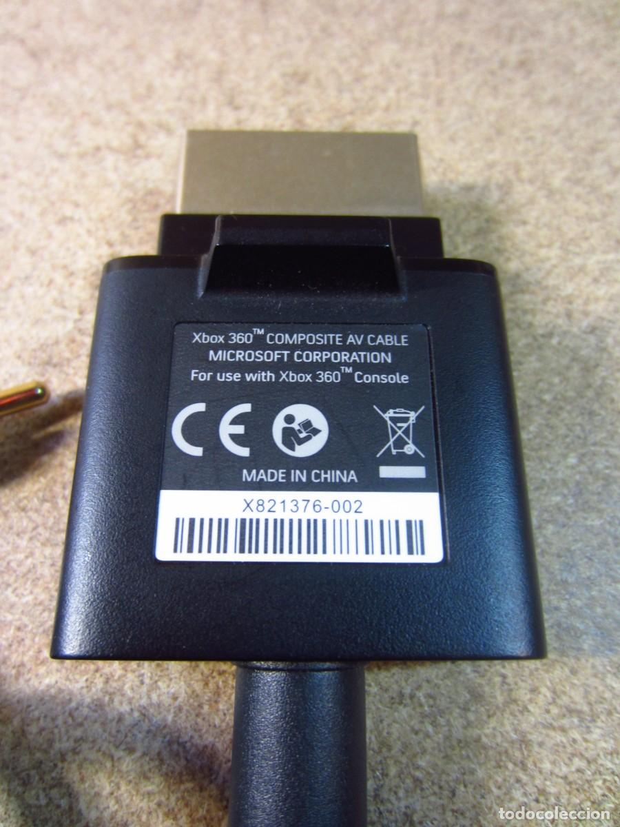 Videojuegos y consolas: Microsoft Xbox 360 Audio Video AV Composite Cable OEM - Foto 4