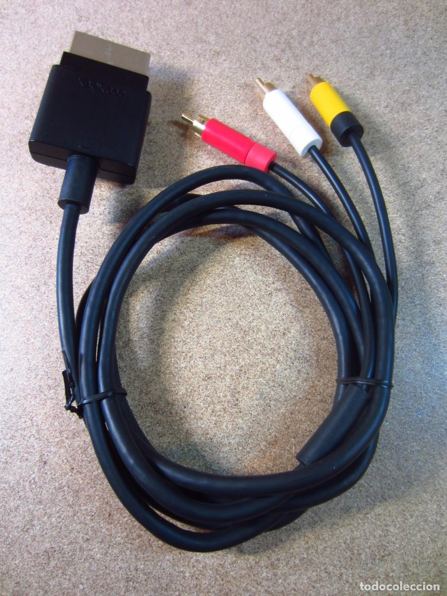 Videojuegos y consolas: Microsoft Xbox 360 Audio Video AV Composite Cable OEM - Foto 6